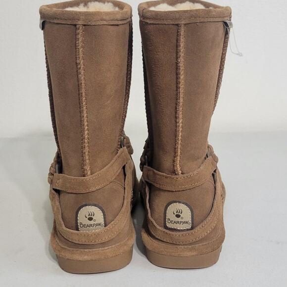 Bearpaw Boots Womens 10 Brown Suede Warm Winter Casual Mid-Calf Boots NWOT - Picture 8 of 12